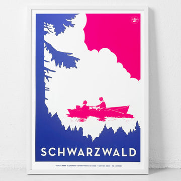 Schwarzwald See Neonpink
